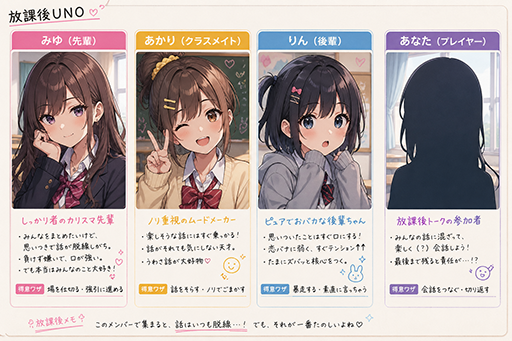 最初のキャラクター案